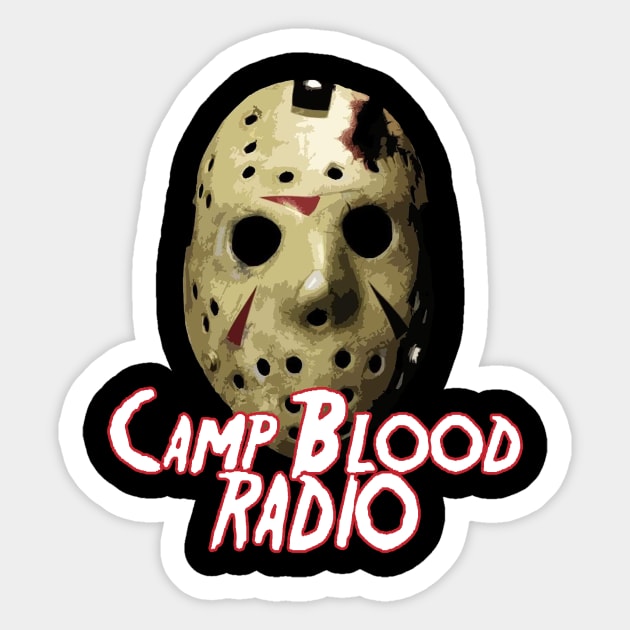 Camp Blood Radio Sticker by Camp Blood Radio